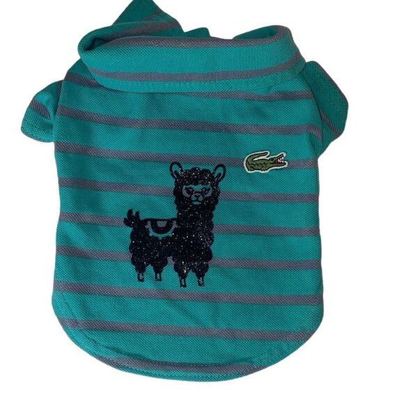 Other - Preppy Striped Alligator Polo Shirt